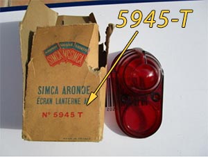 Find a Simca part on ebay for example