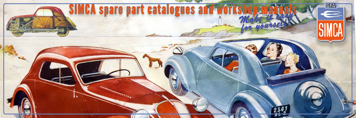 Two Simca Arianes together on the beach with 4 lovely ladies.