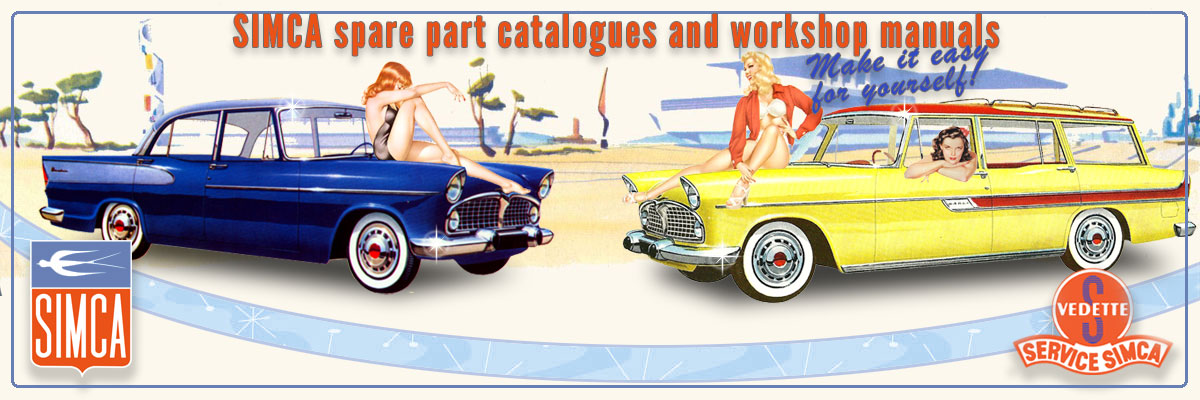 A Simca Vedette and Marly together with 3 lovely ladies.